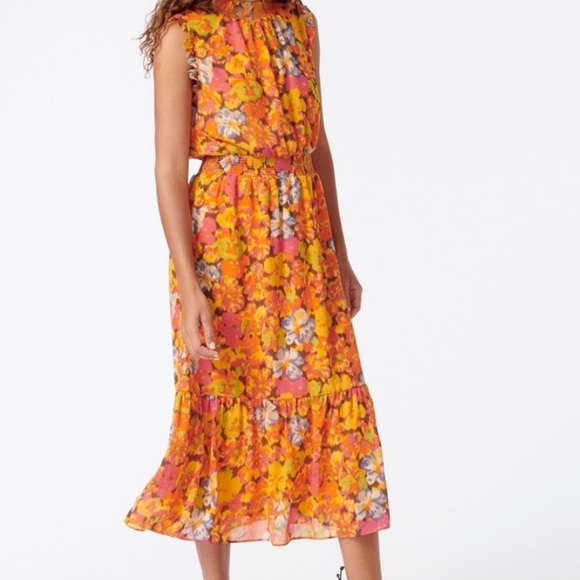 JCrew dress. Floral print. EUC. Beautiful! - Picture 6 of 6